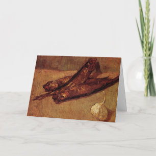 Carte Nature morte Bloaters et ail par Vincent van Gogh