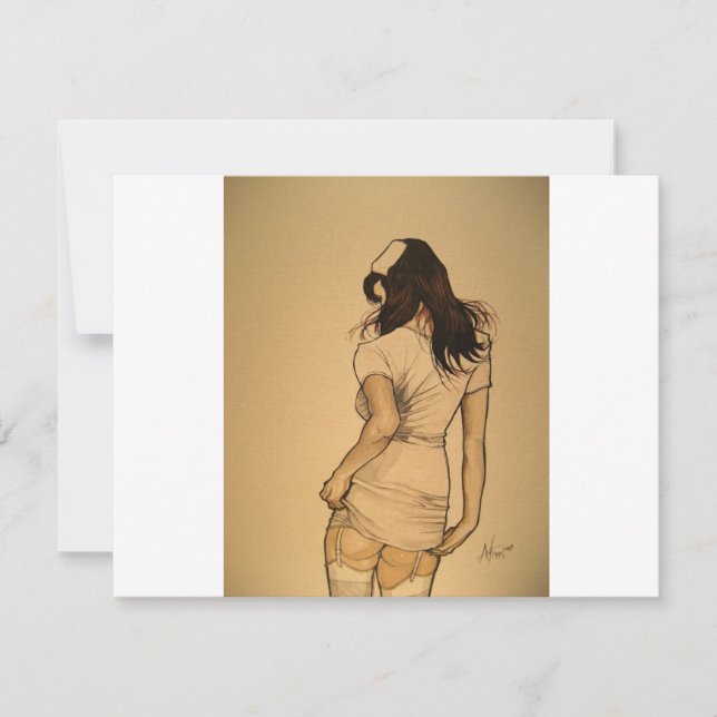 Carte Naughty Nurse (Devant)