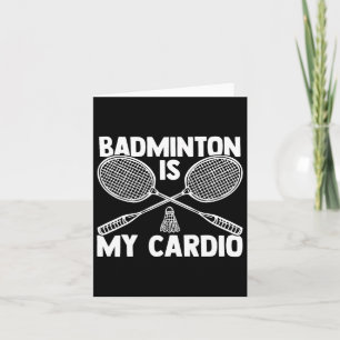 Carte Navette Badminton Player 0