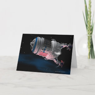 Carte Navette spatiale satellisant Mars