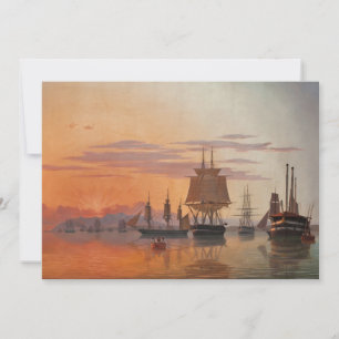 Carte Navires sur le Tage   Carl Dahl