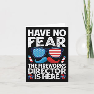 Carte N'ayez Aucune Peur Le Directeur de Feux d'Artifice