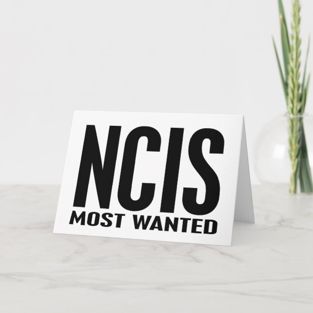 Carte NCIS les plus Recherchés (Devant)