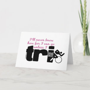 Carte Ne connaissez jamais à moins que tri manuscrit d'I