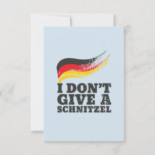 Carte Ne Donnez Pas Schnitzel Drapeau Allemand Oktoberfe