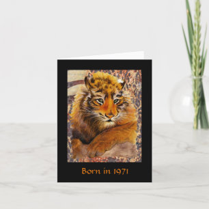 Carte Né en 1971 Anniversaire faits amusants