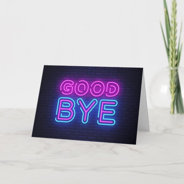 CARTE NE JAMAIS DIRE FACILEMENT **BONNE BYE*** SURTOUT À (Devant)