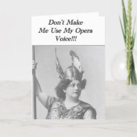 Ne me forcez pas à utiliser ma voix d'Opéra