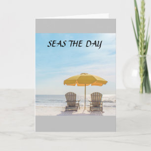 Carte NE VOUS INQUIÉTEZ PAS "BEACH HAPPY" S'AMUSER **60e
