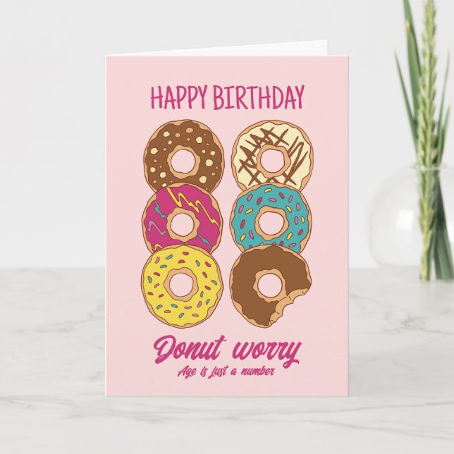 Carte Ne vous inquiétez pas drôle Vieillir Joyeux annive (Devant)