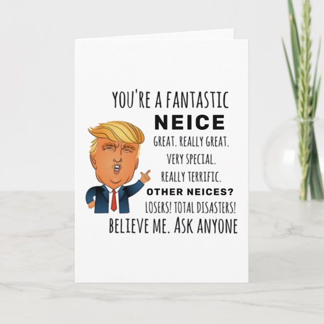 Carte Neice Best Gift (Devant)