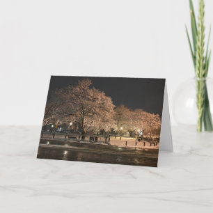 Carte Neige de nuit Salem Common Massachusetts Photo