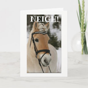 CARTE "NEIGH", VOUS NE POUVEZ PAS ÊTRE "EN TRAIN DE VOUS