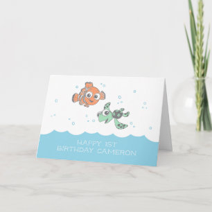 Carte Nemo & Squirt Premier anniversaire