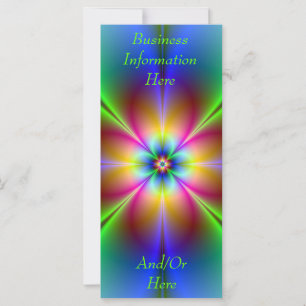 Carte Neon Abstrait Daisy 2012 Calendrier Signet rack