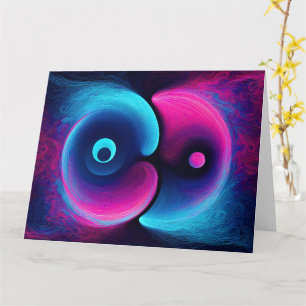 Carte Neon Harmony : Une interprétation moderne de Yin Y