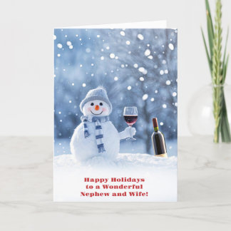 Carte Nephew et sa femme nièce en droit Noël