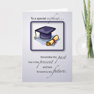 Carte Nephew, Graduation Félicitations Se souvenir de Pa