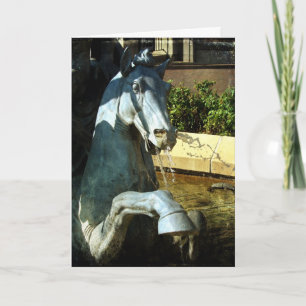 Carte Neptune's Horse, Plaza Fountain Détail 2, Birthday