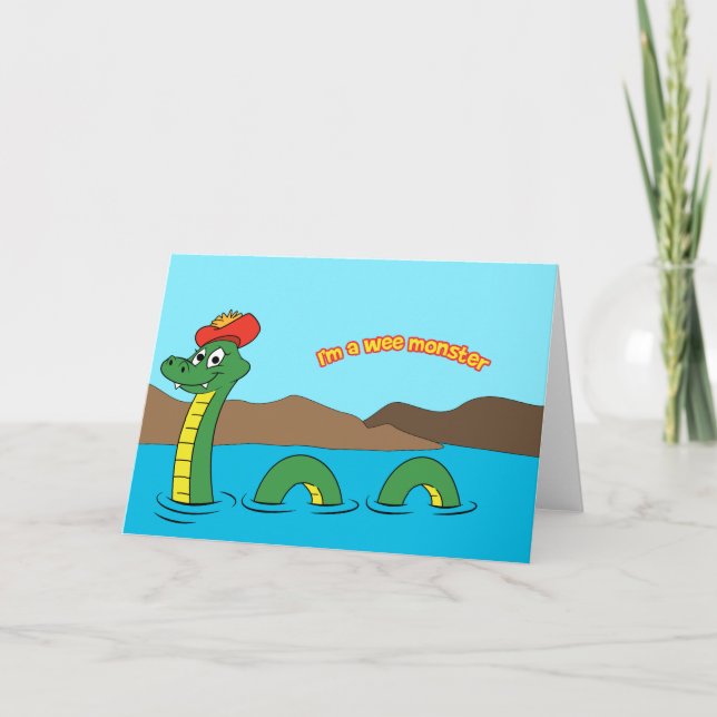 Carte Nessie (monstre de Loch Ness) (Devant)