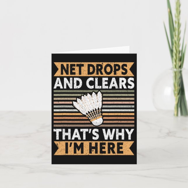 Carte Net Drops And Clears C'est pourquoi je suis ici Dm (Devant)