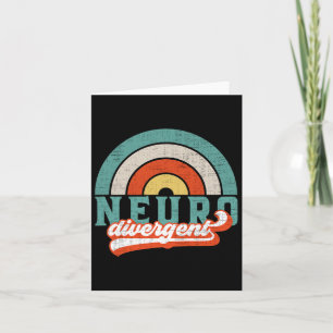 Carte Neurodivergent Fierté Pour L'Autisme Adhd Et De Co