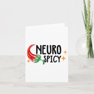 Carte Neurodiversité Épicée Neuro - Adhd - Autisme