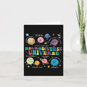 Carte Neurodiversité Universe Planète spatiale Autiste A