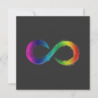 Carte Neurodiversity Infinity Logo card 