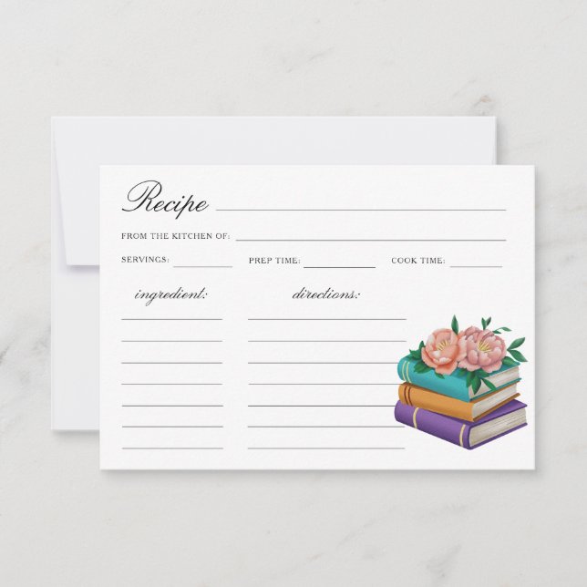 Carte New Chapter Begins Bridal shower (Devant)