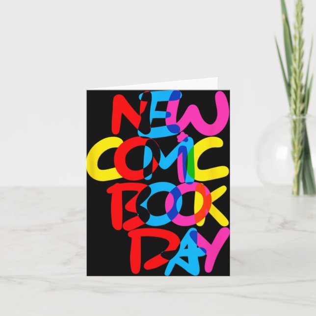 Carte New Comic Book Day (overlap)  (Devant)