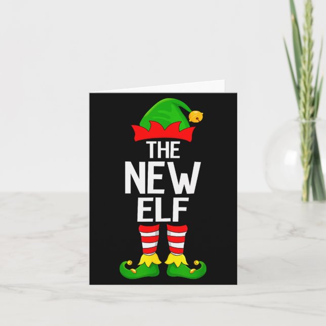 Carte New Elf Xmas Matching Family Elf Squad Christmas  (Devant)