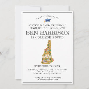 Carte New Hampshire College Bound Graduation Party