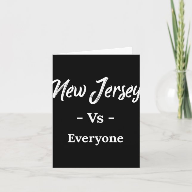 Carte New Jersey Vs Everyone  (Devant)