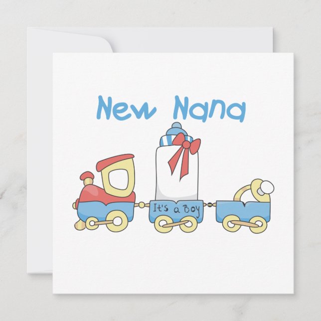 Carte New Nana - Cadeaux de train (Devant)