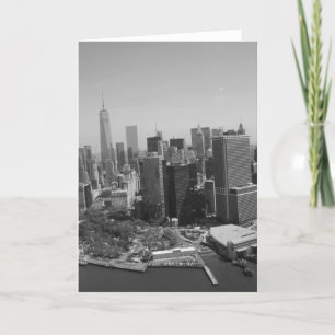 Carte New York City Skyline Noir Blanc
