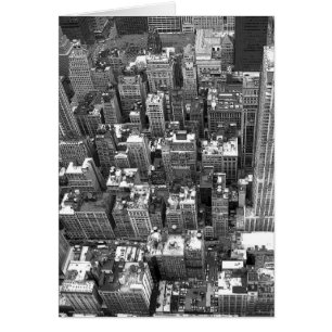 Carte New York Cityscape New York Souvenir Card