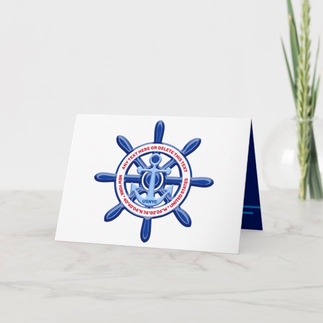 Carte New York, États-Unis, Personnalisable, Voyage en m (Devant)