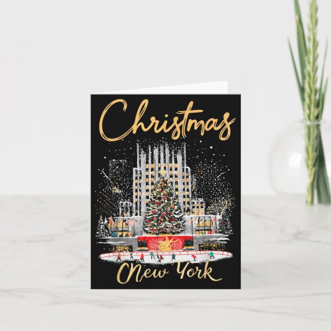 Carte New York Ny Christmas Girl Trip Matching  (Devant)