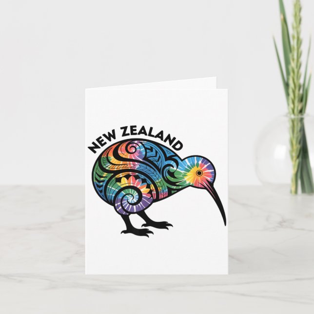 Carte New Zealand Kiwi Bird  (Devant)