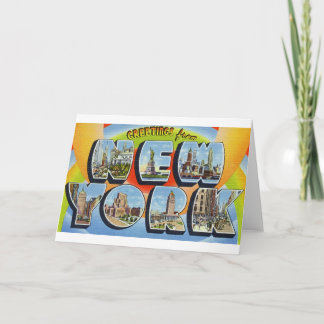 Carte newartsweb - Salutations de New York.