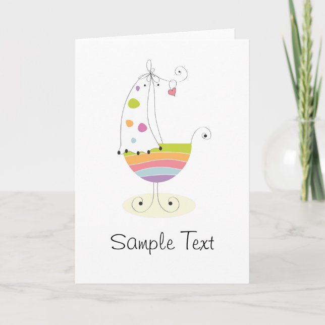 Carte Newborn Crib (Devant)
