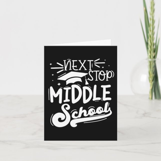 Carte Next Stop Middle School Cinquième Grade Sum (Devant)