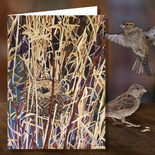 Carte Nid de faune sauvage vierge