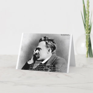 Carte Nietzsche "Rire" Citation de sagesse Cadeaux Tee -