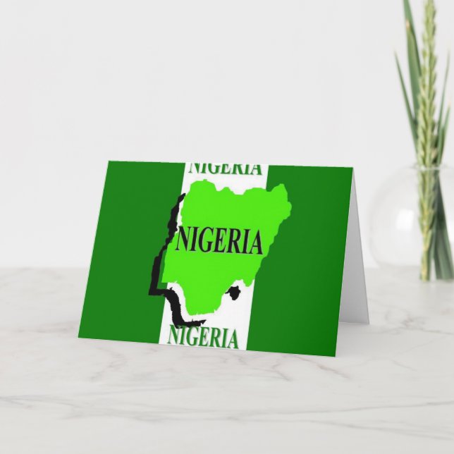Carte Nigéria (Devant)