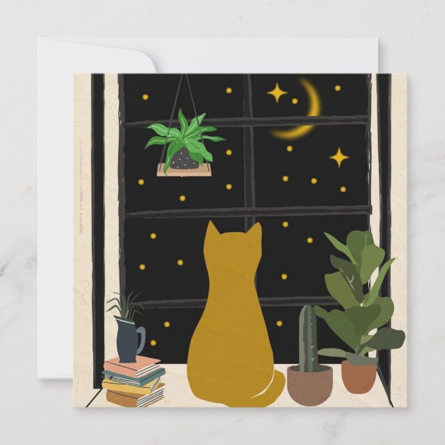 Carte Nighttime Kitty (Devant)