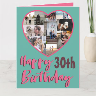 Carte N'Importe Quel Âge Joyeux Anniversaire Multi Photo