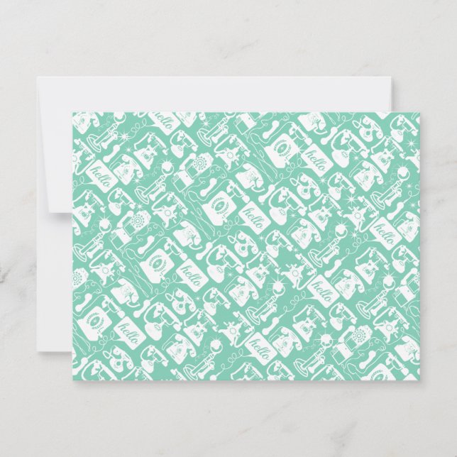 Carte N'importe quel téléphone couleur HELLO Déplacer un (Devant)