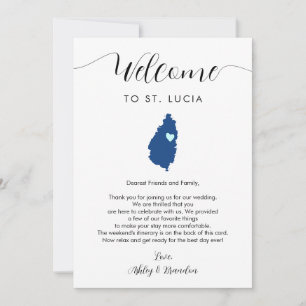 Carte N'importe quelle couleur Sainte-Lucie Mariage Accu